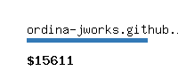 ordina-jworks.github.io Website value calculator