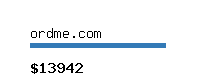 ordme.com Website value calculator