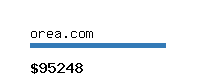 orea.com Website value calculator