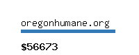 oregonhumane.org Website value calculator