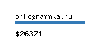 orfogrammka.ru Website value calculator