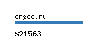 orgeo.ru Website value calculator