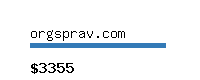 orgsprav.com Website value calculator