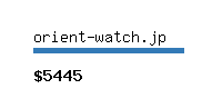 orient-watch.jp Website value calculator