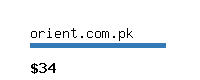 orient.com.pk Website value calculator