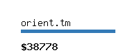 orient.tm Website value calculator