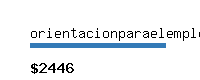 orientacionparaelempleo.com Website value calculator
