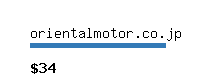 orientalmotor.co.jp Website value calculator