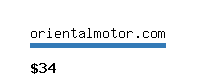 orientalmotor.com Website value calculator