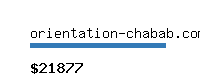 orientation-chabab.com Website value calculator