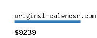 original-calendar.com Website value calculator