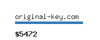 original-key.com Website value calculator