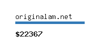 originalam.net Website value calculator