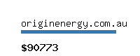 originenergy.com.au Website value calculator