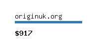 originuk.org Website value calculator