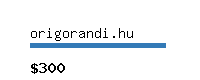 origorandi.hu Website value calculator