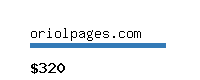 oriolpages.com Website value calculator