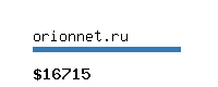 orionnet.ru Website value calculator