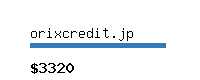 orixcredit.jp Website value calculator