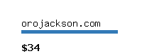 orojackson.com Website value calculator