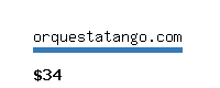 orquestatango.com Website value calculator