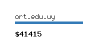 ort.edu.uy Website value calculator