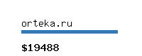 orteka.ru Website value calculator