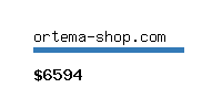 ortema-shop.com Website value calculator