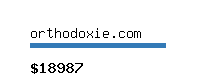 orthodoxie.com Website value calculator