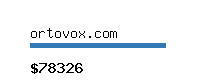 ortovox.com Website value calculator