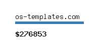 os-templates.com Website value calculator