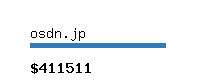 osdn.jp Website value calculator