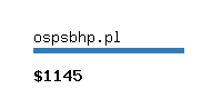 ospsbhp.pl Website value calculator