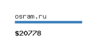 osram.ru Website value calculator