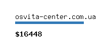 osvita-center.com.ua Website value calculator