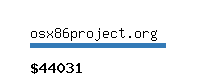 osx86project.org Website value calculator