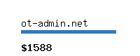 ot-admin.net Website value calculator