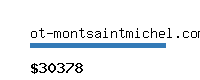 ot-montsaintmichel.com Website value calculator