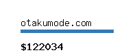 otakumode.com Website value calculator