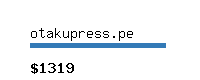 otakupress.pe Website value calculator