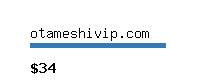 otameshivip.com Website value calculator