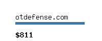 otdefense.com Website value calculator