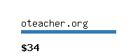 oteacher.org Website value calculator
