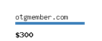 otgmember.com Website value calculator