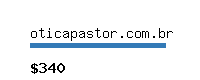 oticapastor.com.br Website value calculator