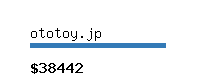 ototoy.jp Website value calculator