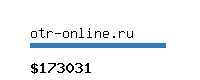 otr-online.ru Website value calculator