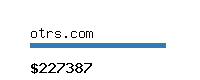 otrs.com Website value calculator