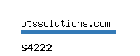 otssolutions.com Website value calculator