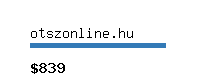 otszonline.hu Website value calculator